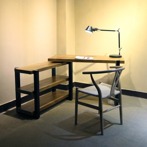 Стол письменный в стиле лофт GES-81